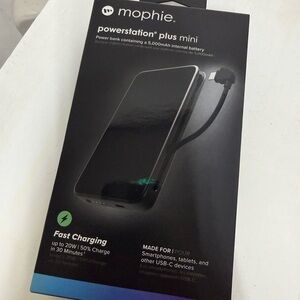 Mophie Powerstation Plus Mini - Sleek Black Charger
